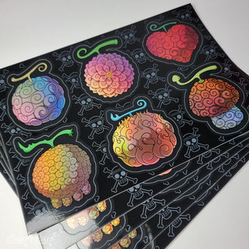 Devil Fruit sticker sheet