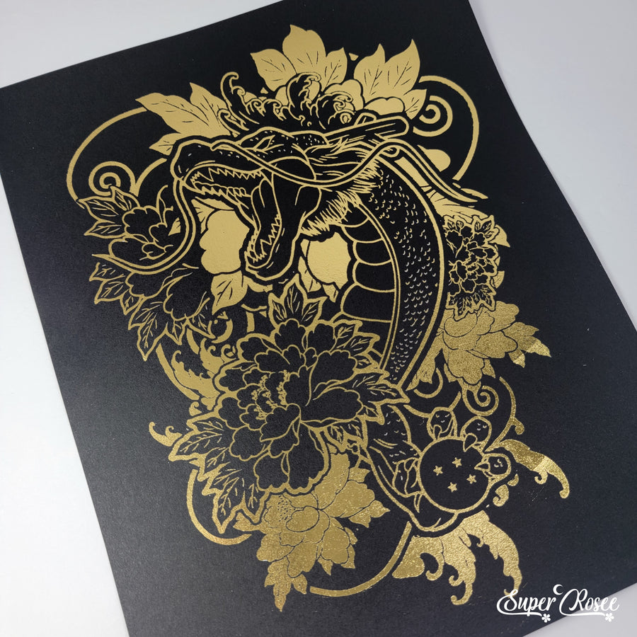 Shenron Foil Print