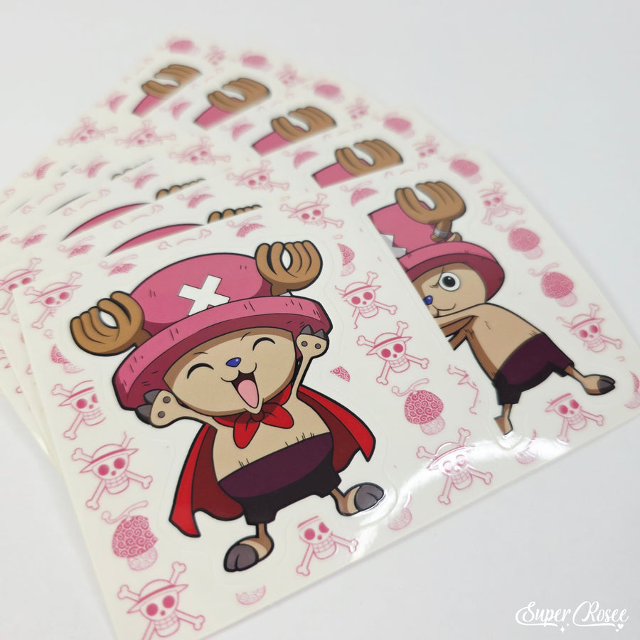 Hiding & Chopper-Man! sticker sheet – SuperRoséArt