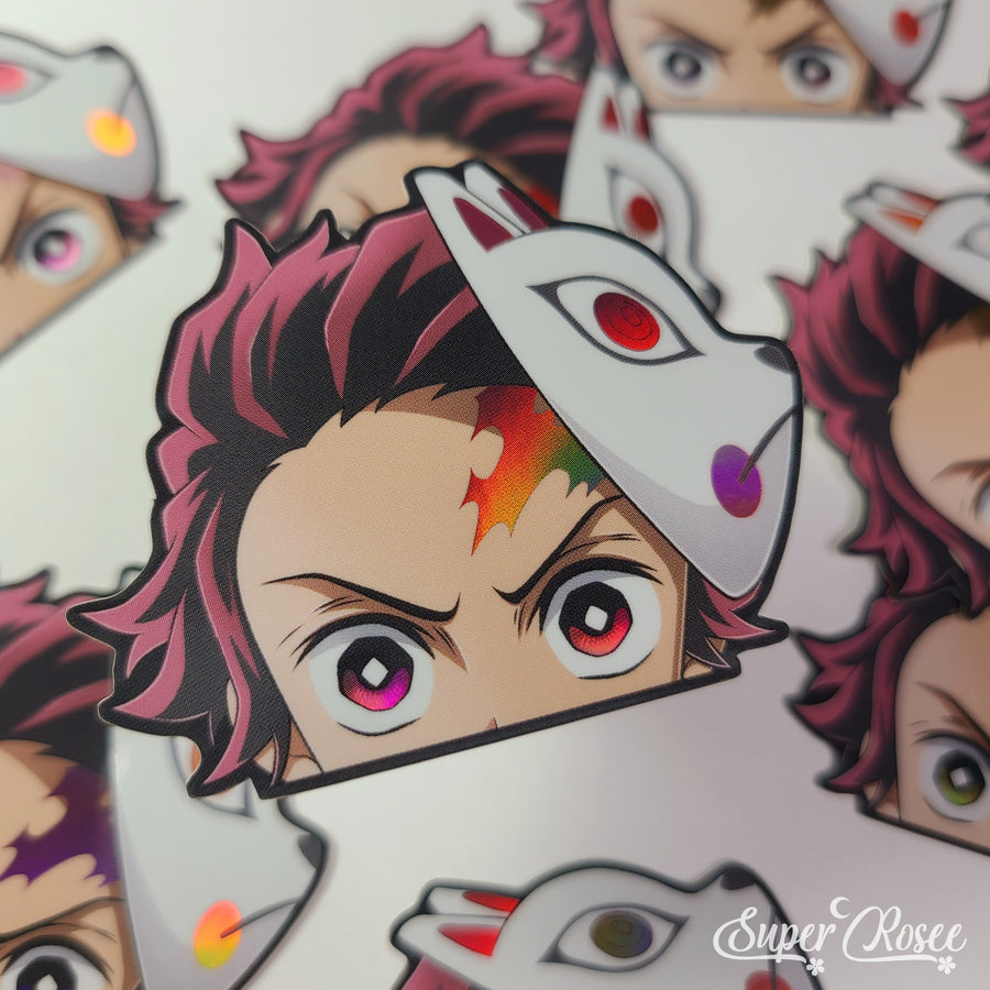 Tanjiro Mask Mini Peek