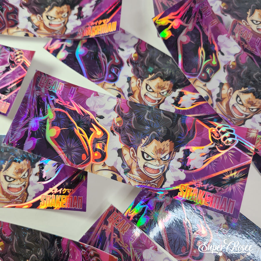 Large (Partal Holo with Straburst laminate)