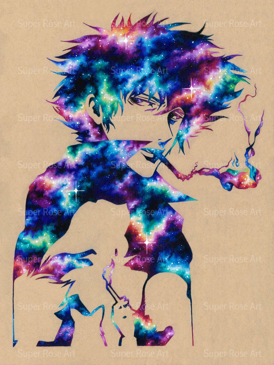 Space Cowboy Galaxy Print